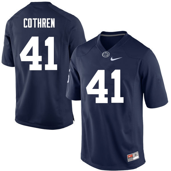 Men Penn State Nittany Lions #41 Parker Cothren College Football Jerseys-Navy - Click Image to Close
